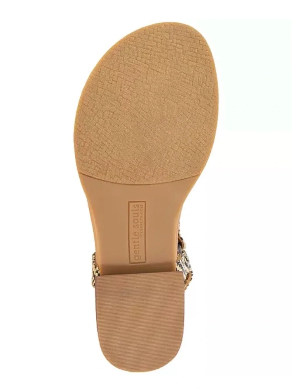 Gentle Souls Holly Woven Thong Sandals NEW Comfort Cushioned Boho Chic